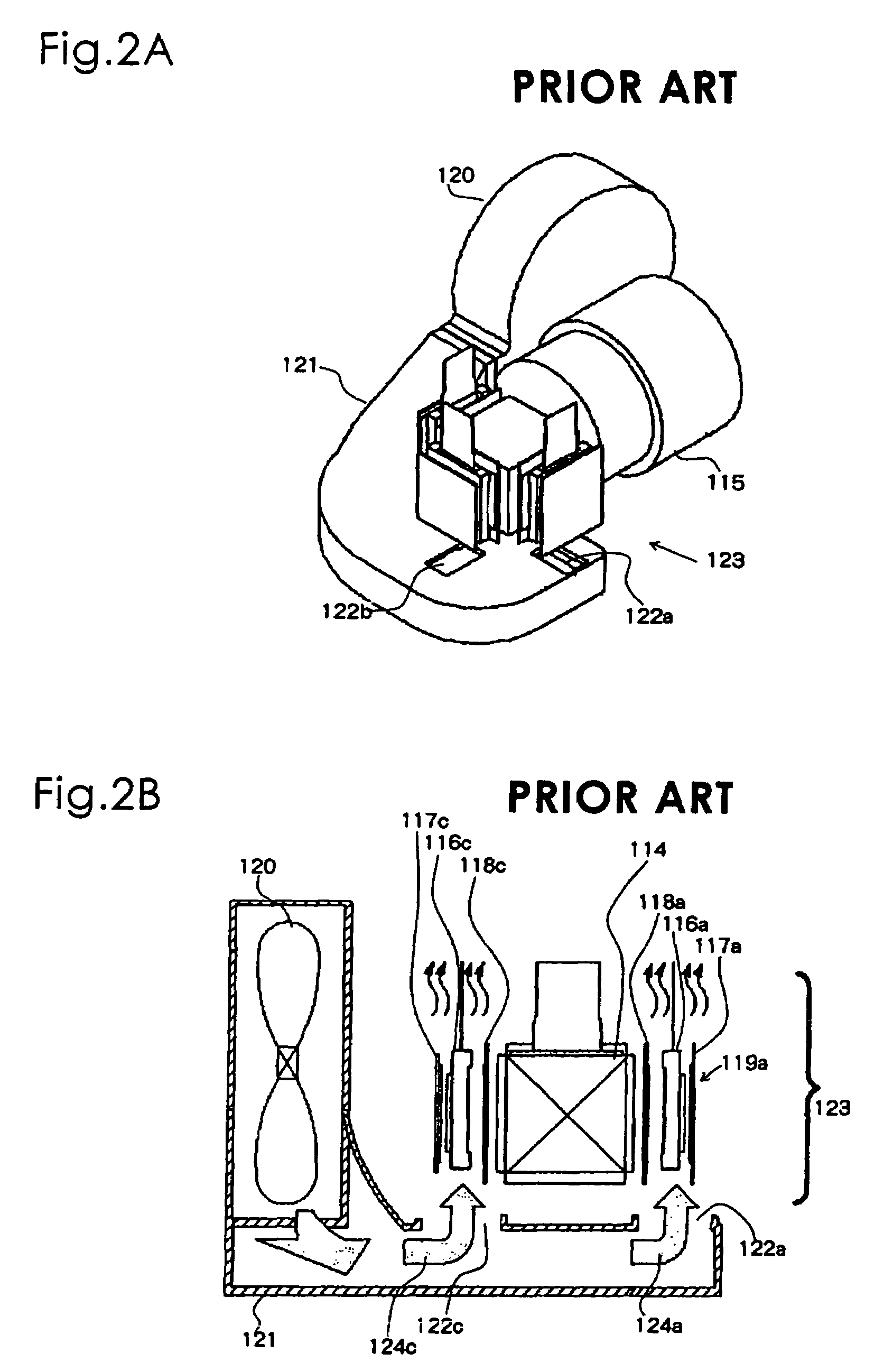 Projection display apparatus using liquid cooling and air cooling