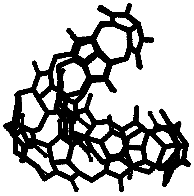 A kind of organic solid fluorescent material assembled by supramolecular and its preparation method