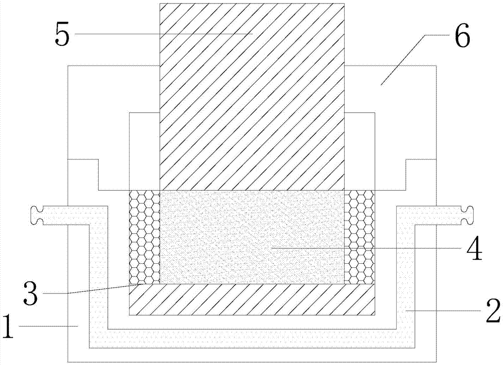 Device for testing compression resistance of aluminum ice solid propellant