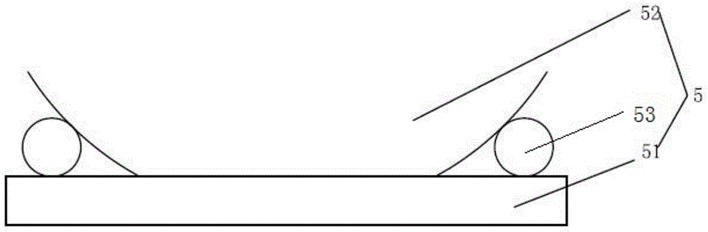 Reinforced fabric sewing device and sewing method