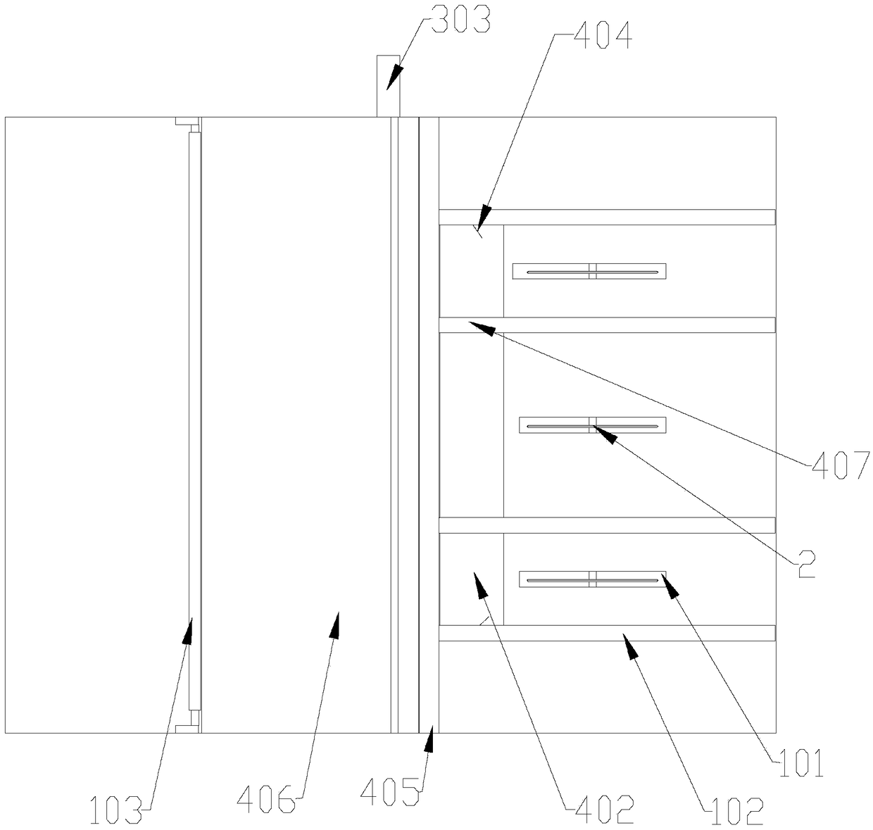 Cutting device for paper fireworks roll