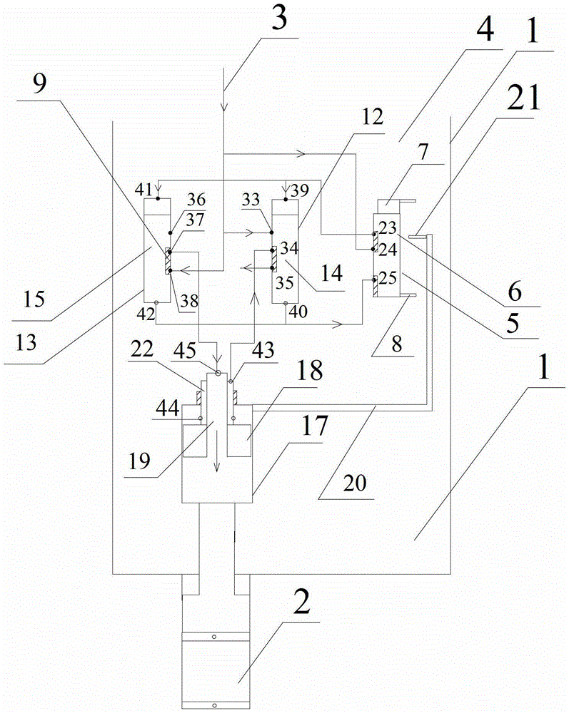 An underground hydraulic oil pumping system