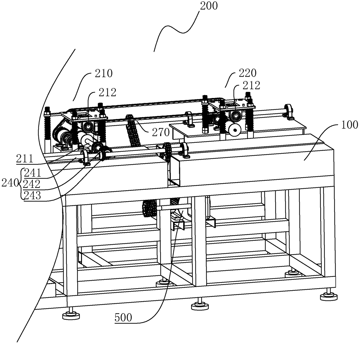 Equipment and method for internal high-pressure formation of high-plastic steel pipes