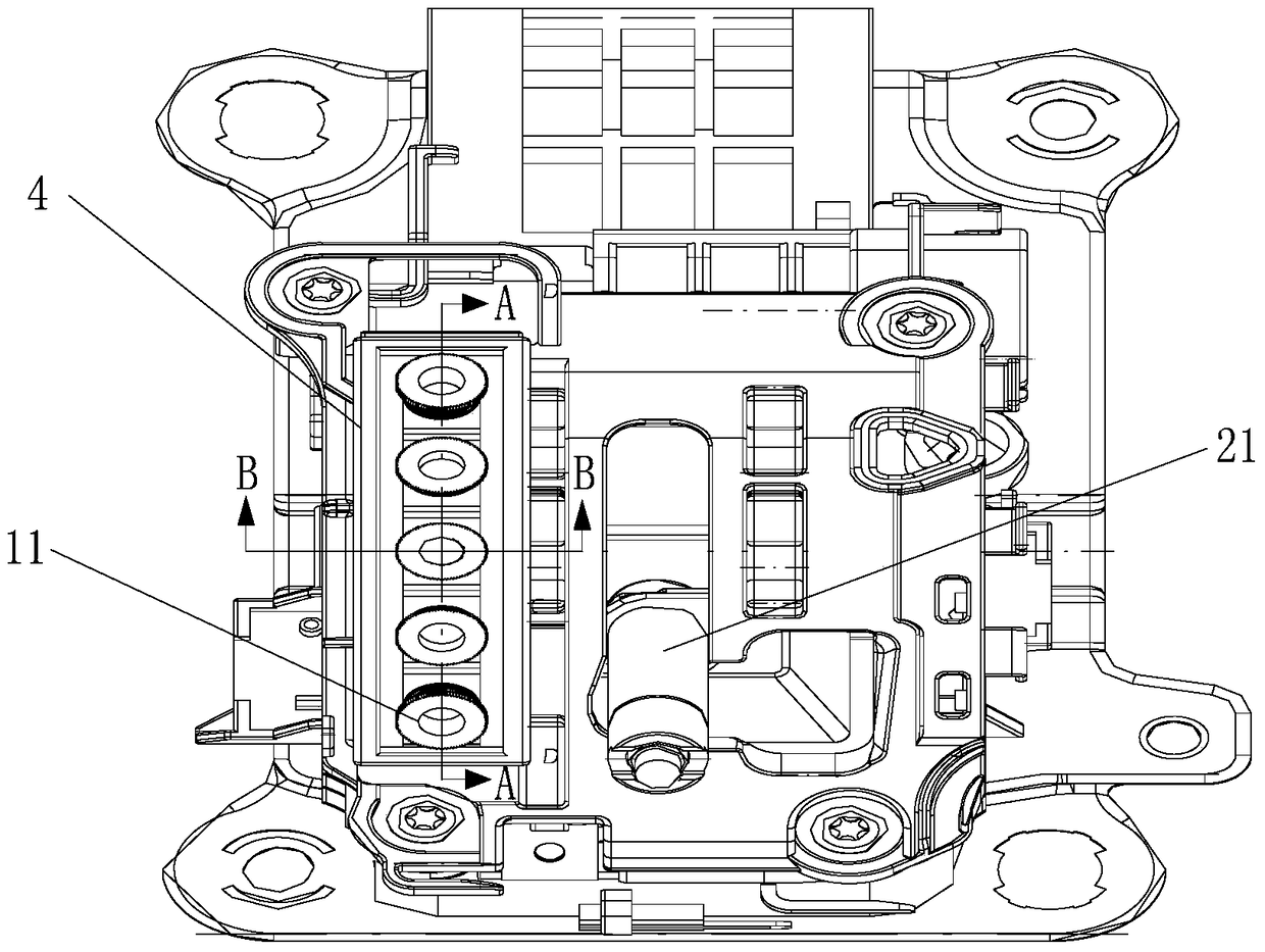 A kind of shifting device and automobile