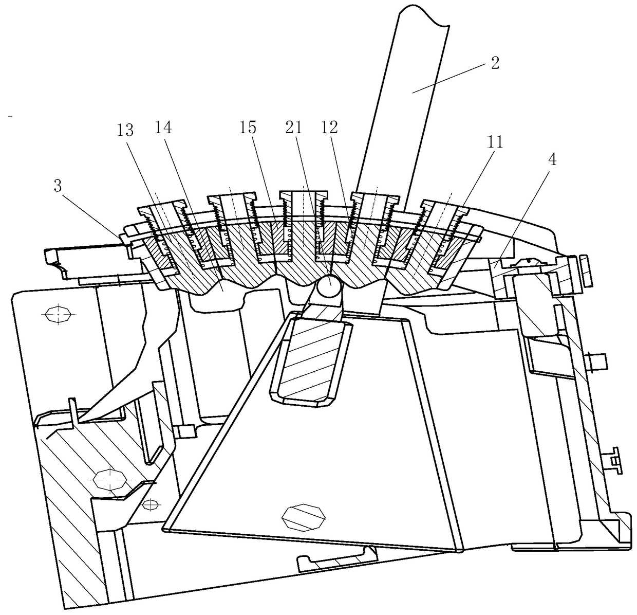 A kind of shifting device and automobile