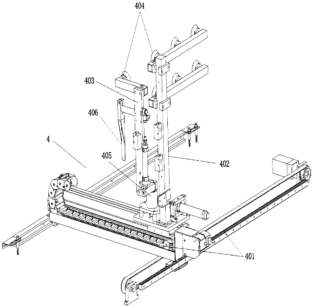 Full-automatic intelligent opening, sealing, packing and stacking integrated machine