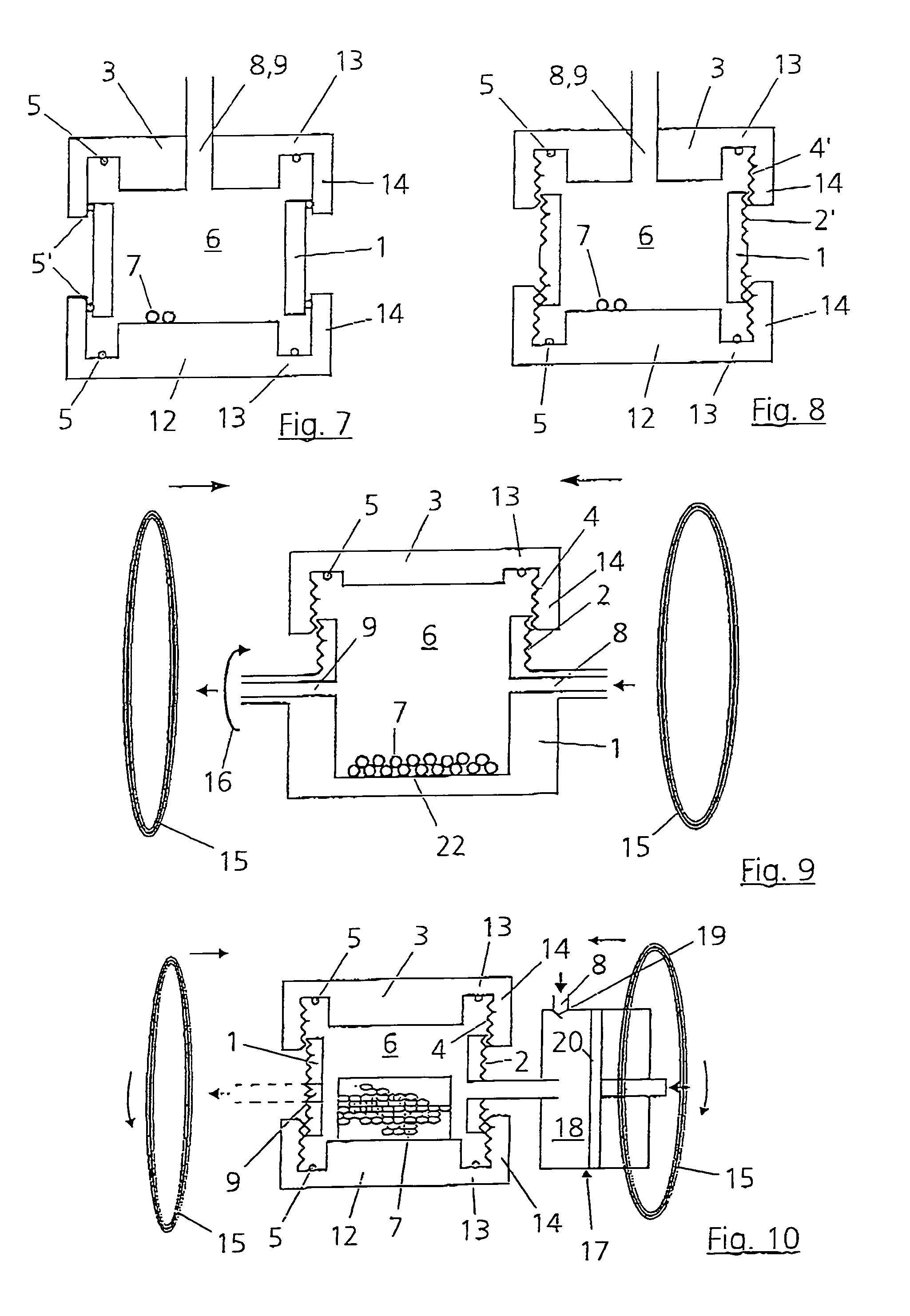 Device for raising or cultivating cells in a container-like receptacle