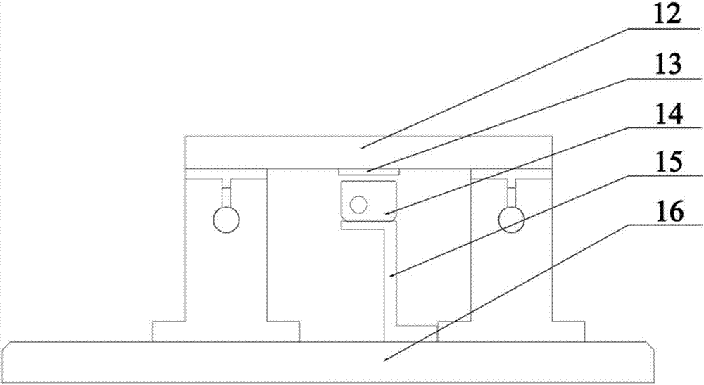 Dual air-float guide rail oriented inductive sensor calibration method and device