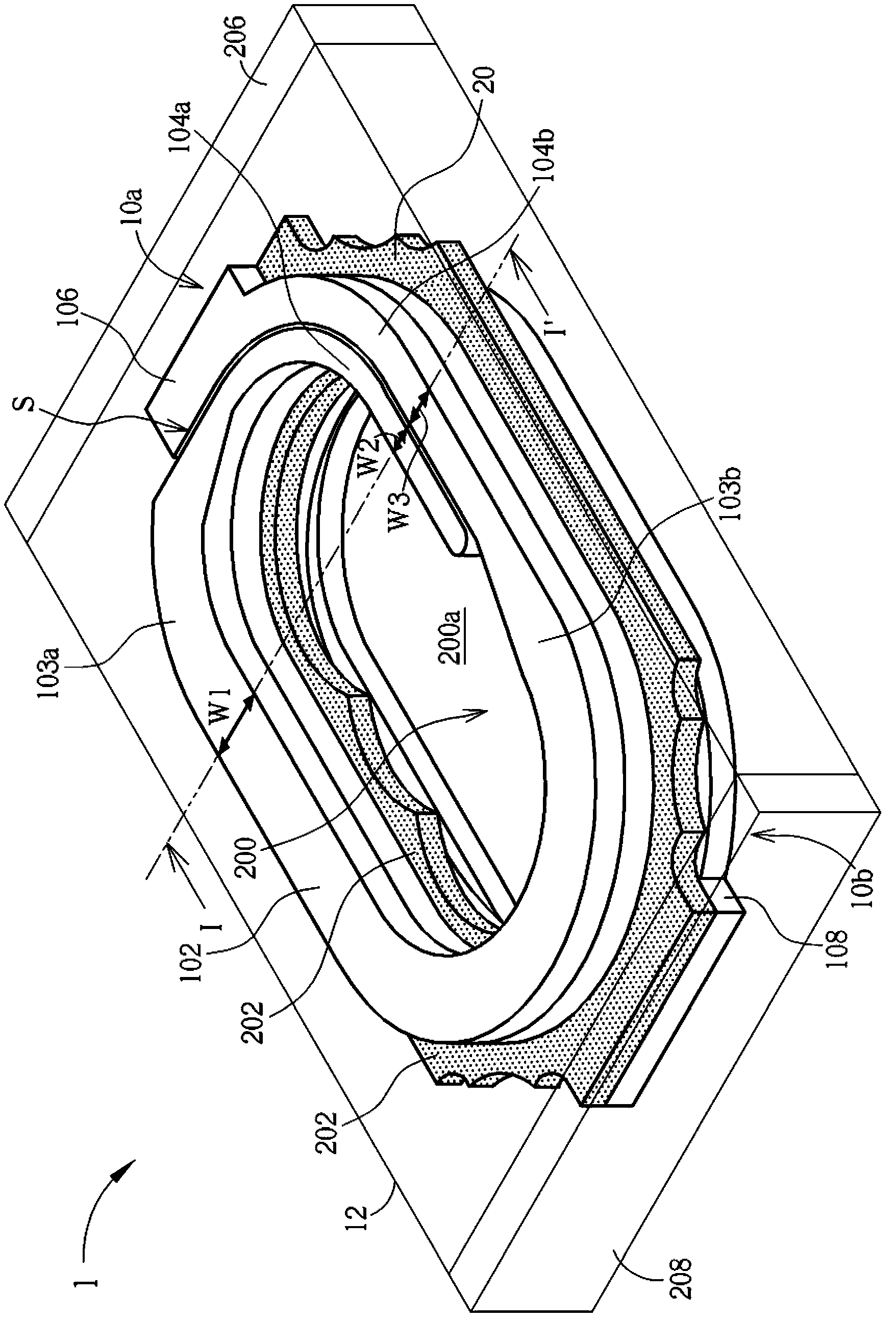 Electromagnetic component and coil structure thereof