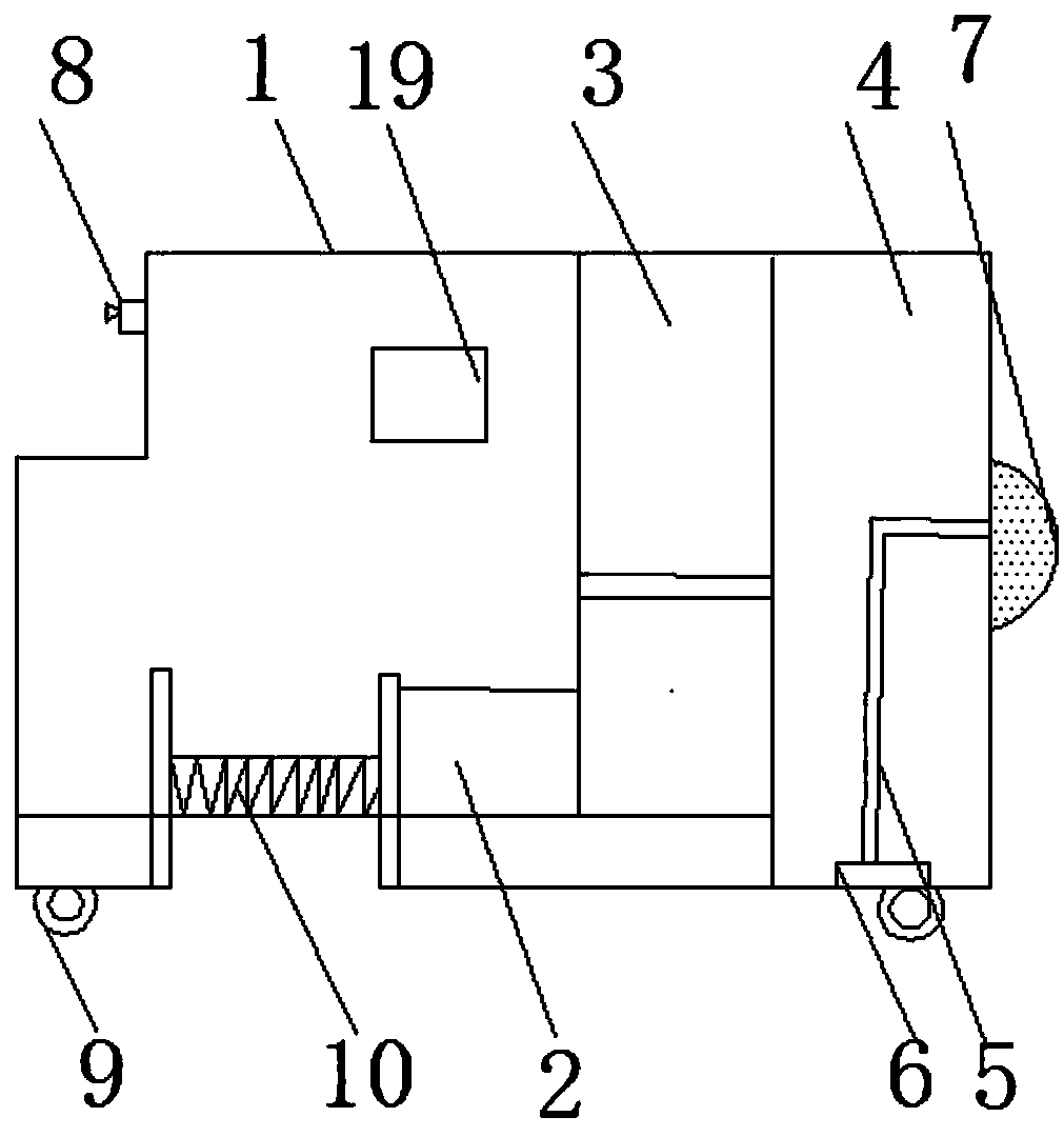 Municipal intelligent cutting machine used for greening