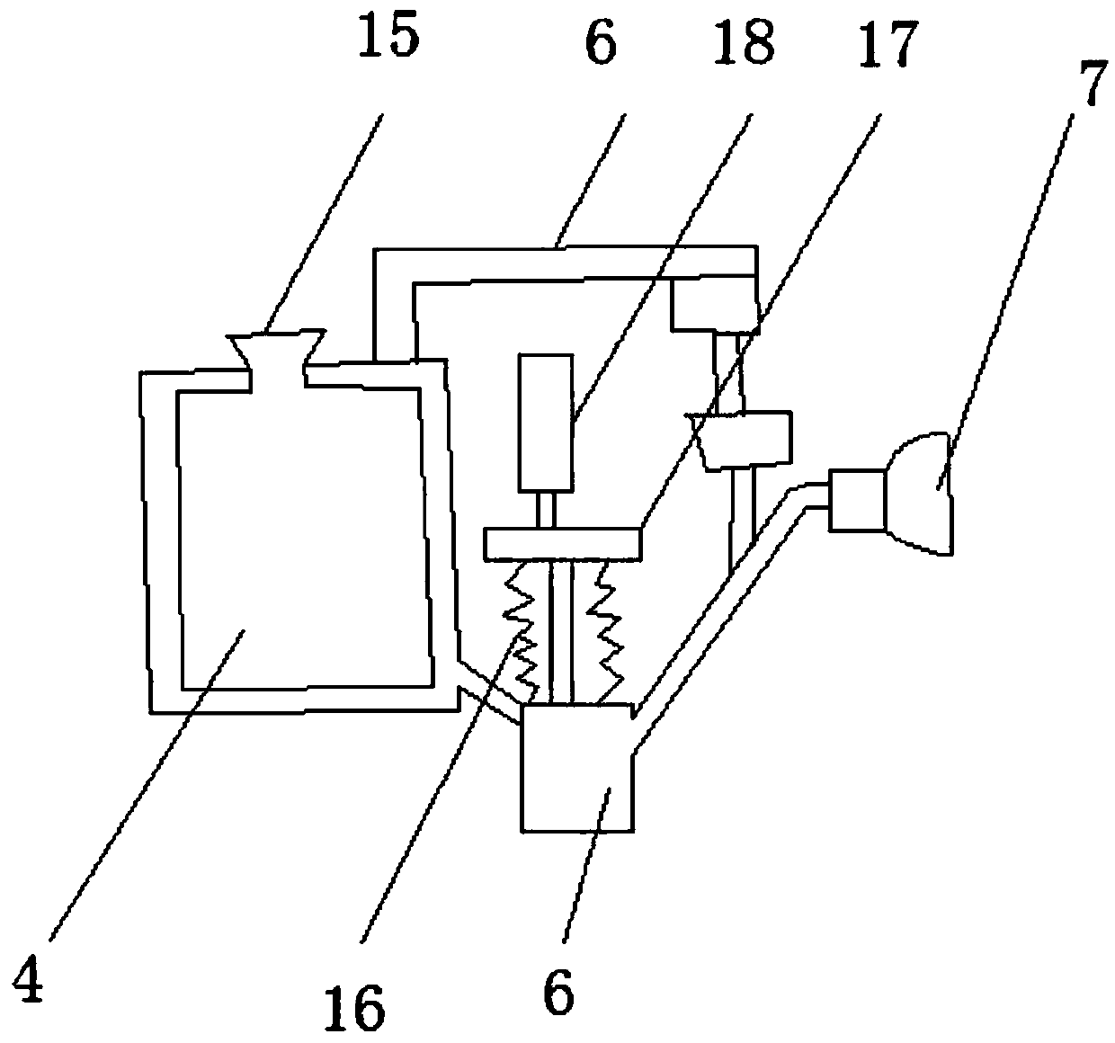 Municipal intelligent cutting machine used for greening