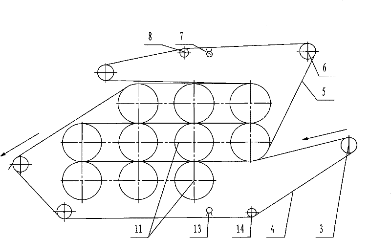 Multi-roll continuous press dehydrator