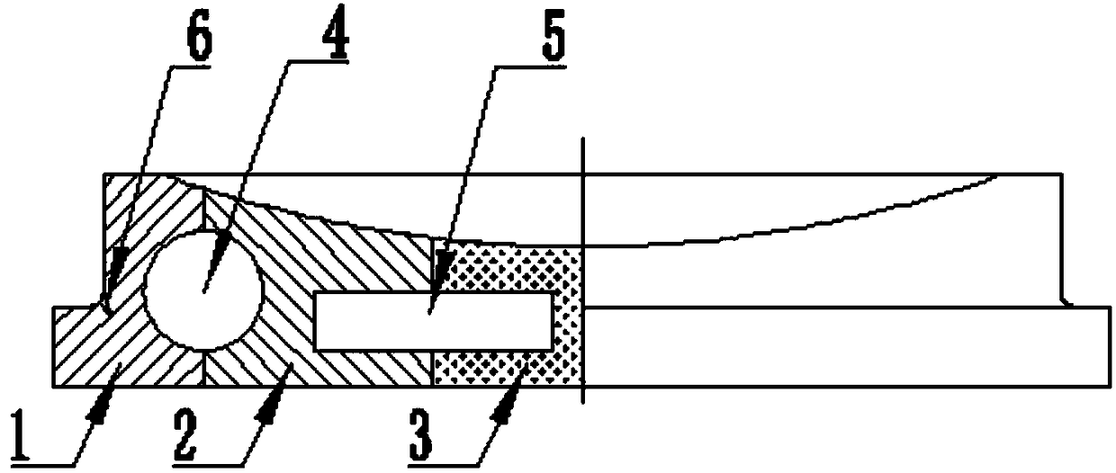 Hollow lost foam casting mold and manufacturing method thereof