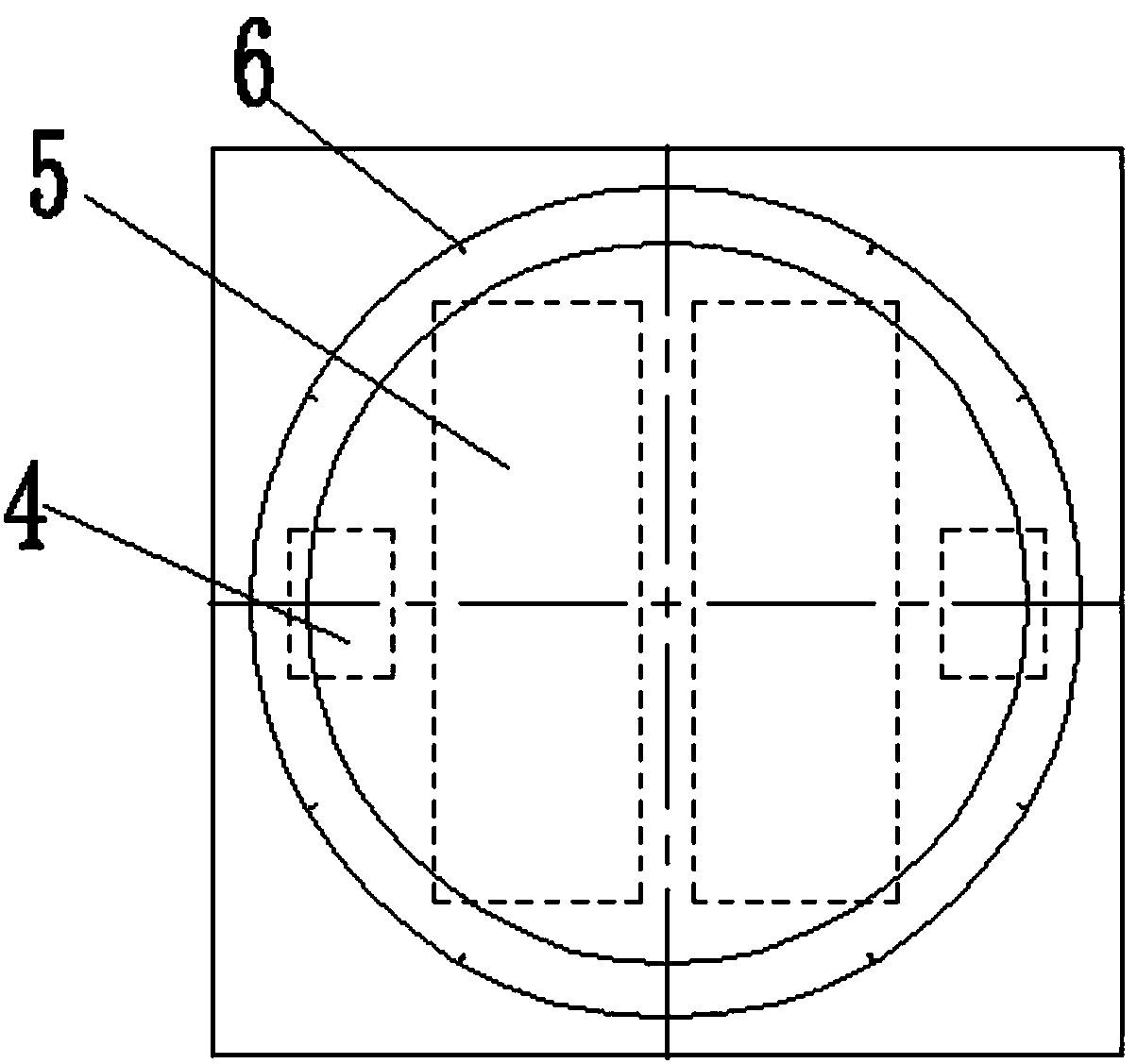 Hollow lost foam casting mold and manufacturing method thereof