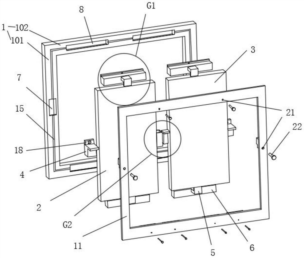 Novel aluminum veneer connecting structure and mounting method thereof