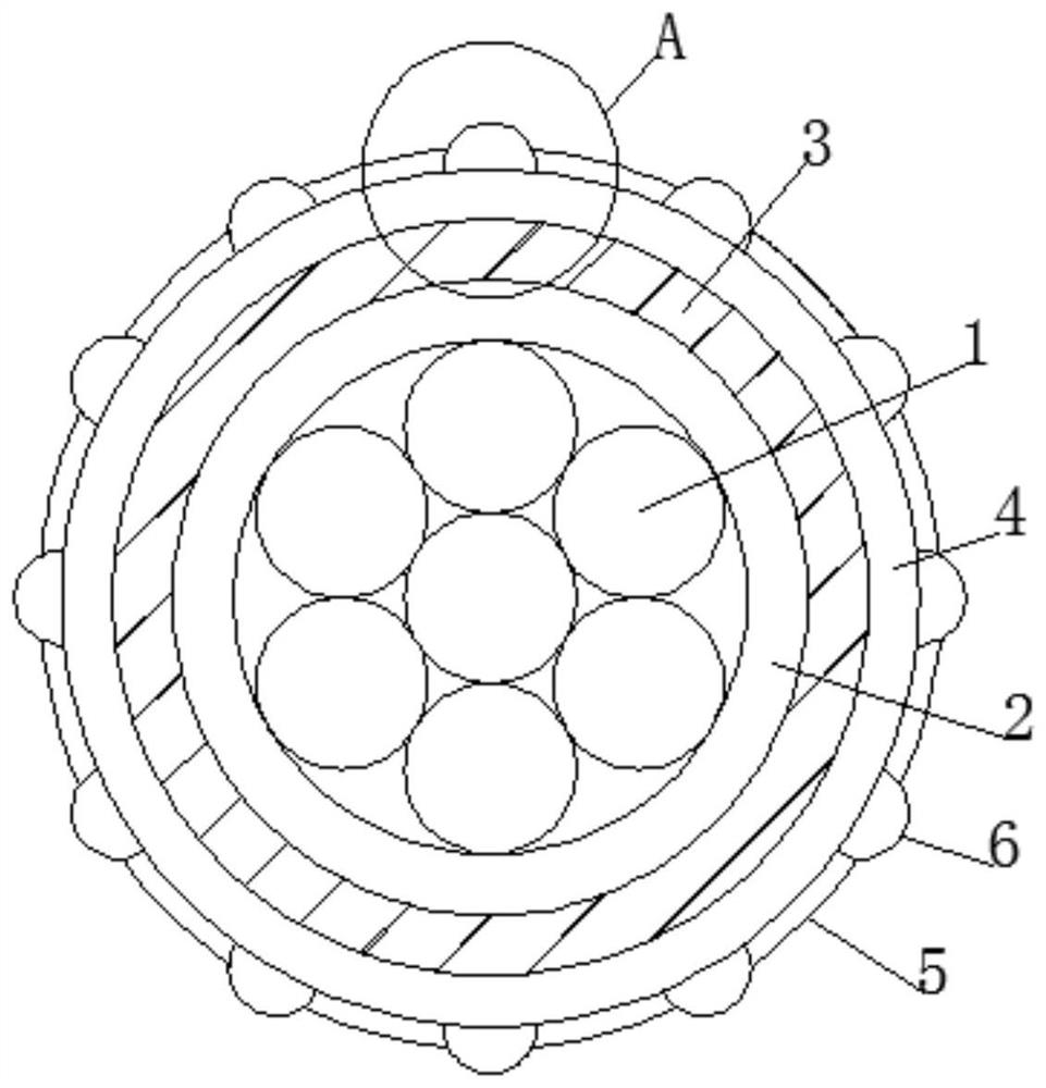 An underground self-repelling insect cable and its embedding method