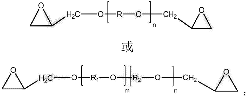 Epoxy-terminated polyether compound as well as preparation method and application thereof