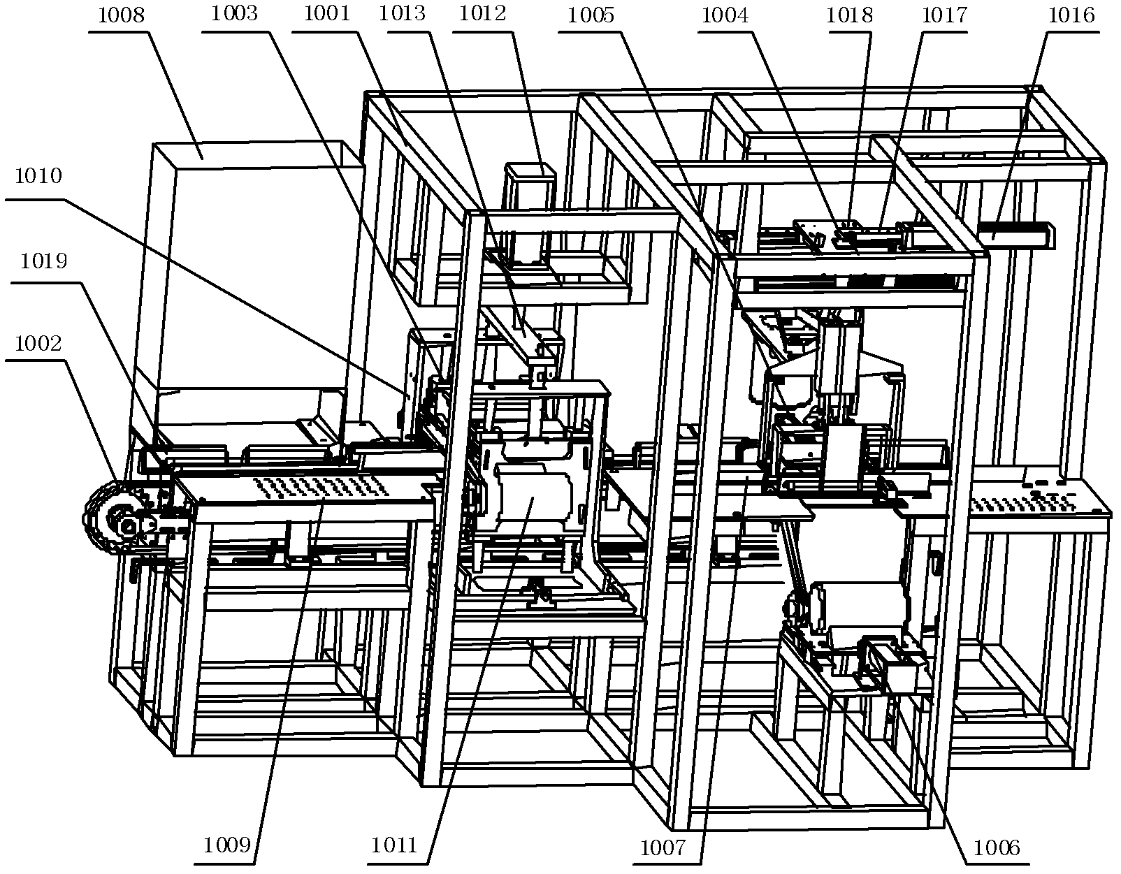 Automatic edge brushing machine for pipelined battery plate