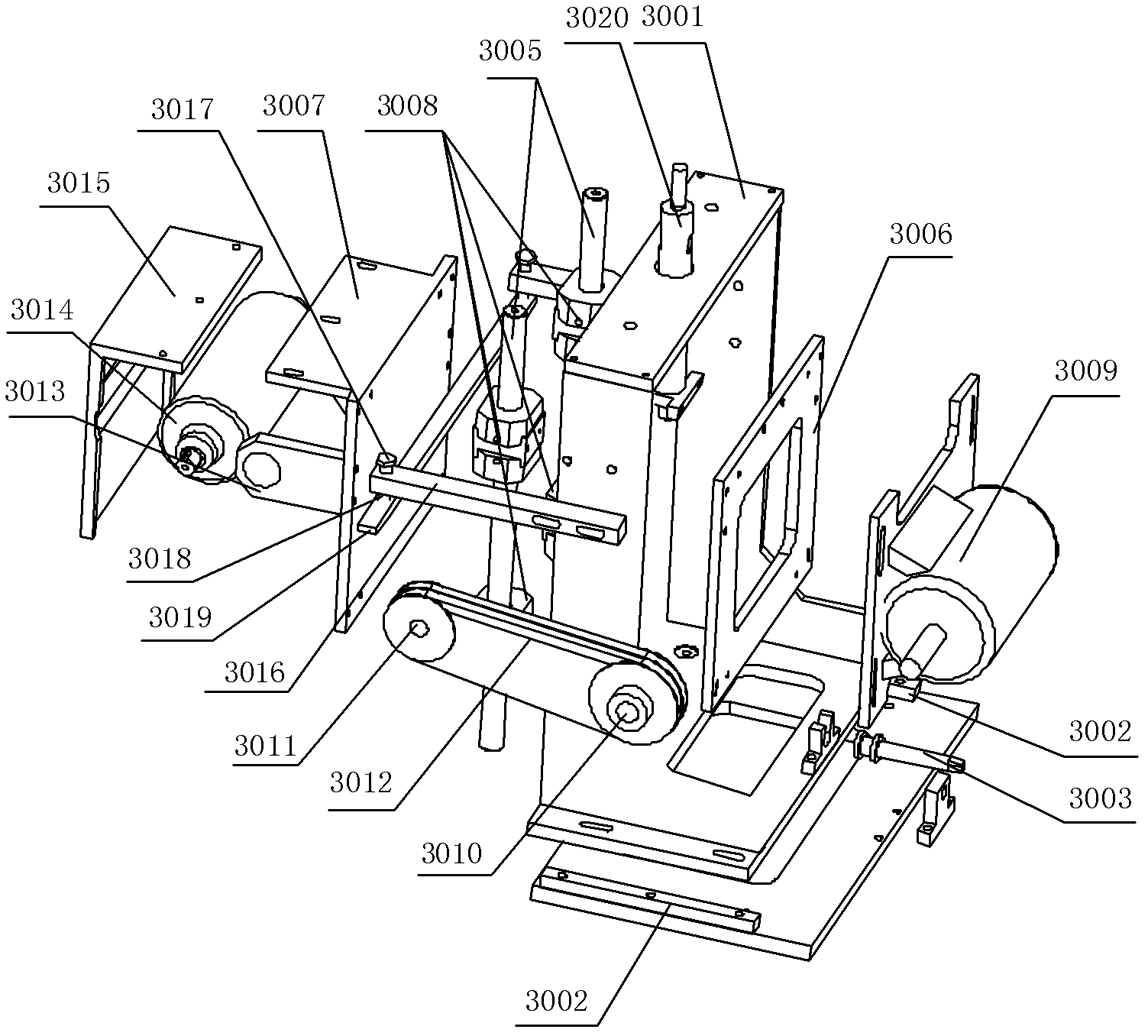 Automatic edge brushing machine for pipelined battery plate