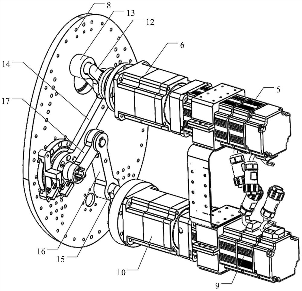 Imitation fish propulsion mechanism of underwater robot