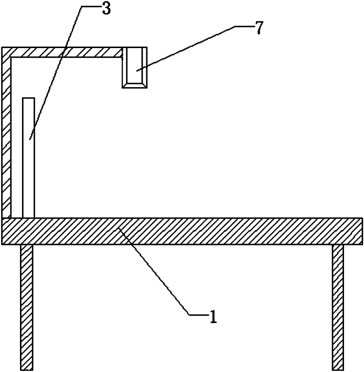 Automatic prompting and correcting device for thermal battery lamination and prompting and correcting method thereof