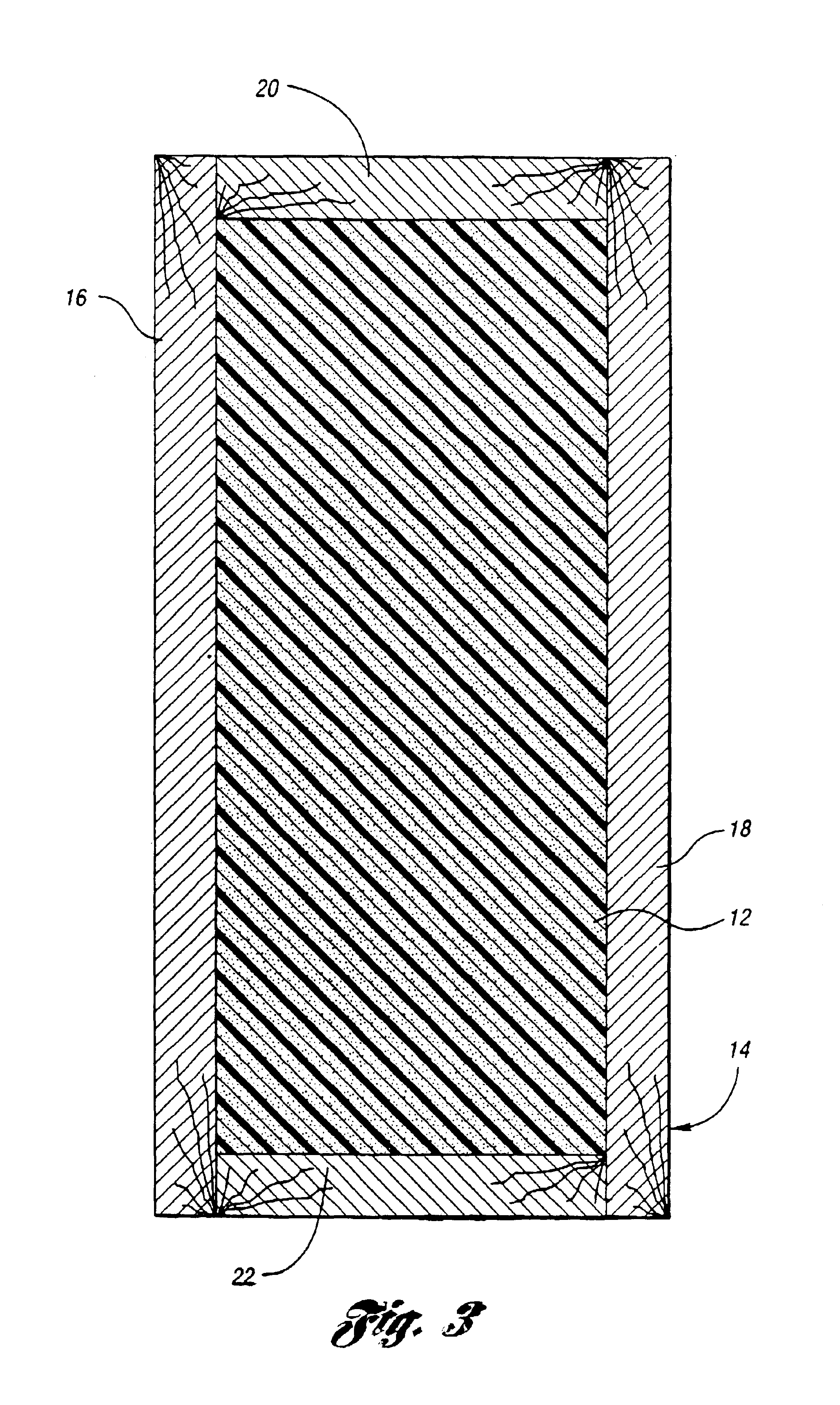 Compression molded door assembly