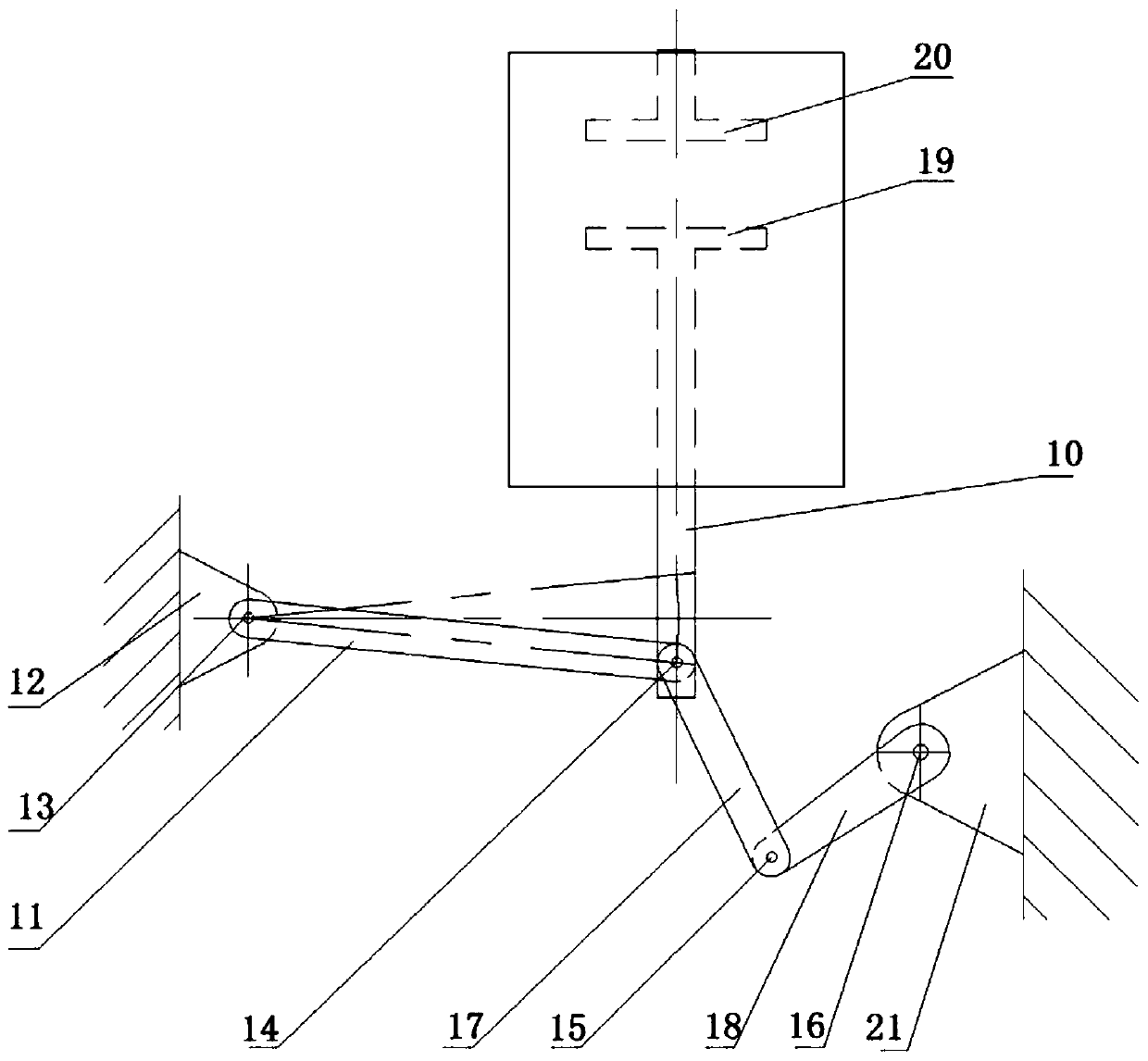 A switch device and its transmission structure