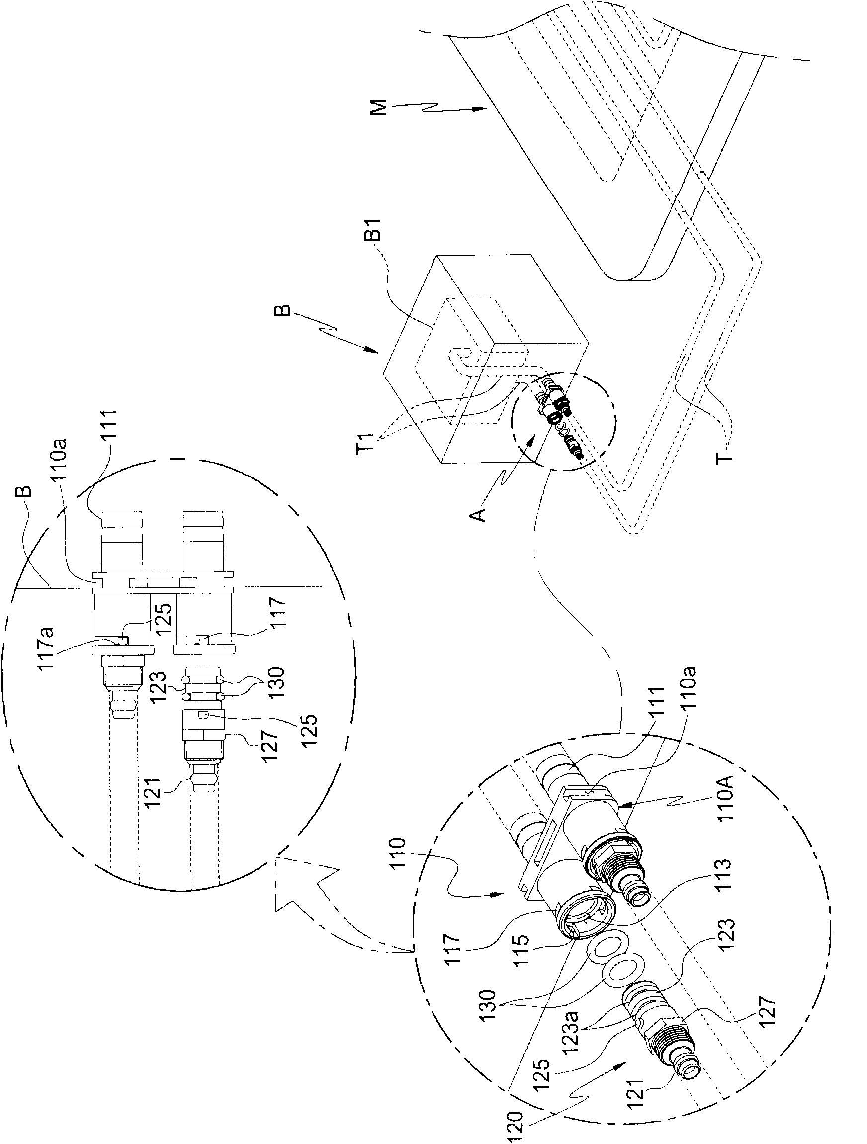 Pipe joint assembly and hot-water boiler system using the same