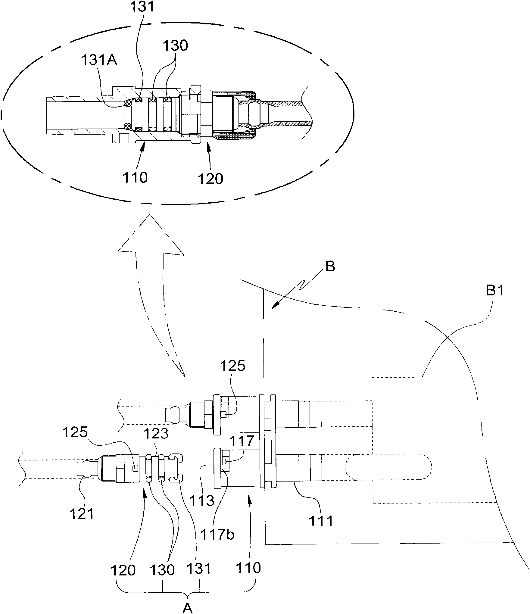 Pipe joint assembly and hot-water boiler system using the same