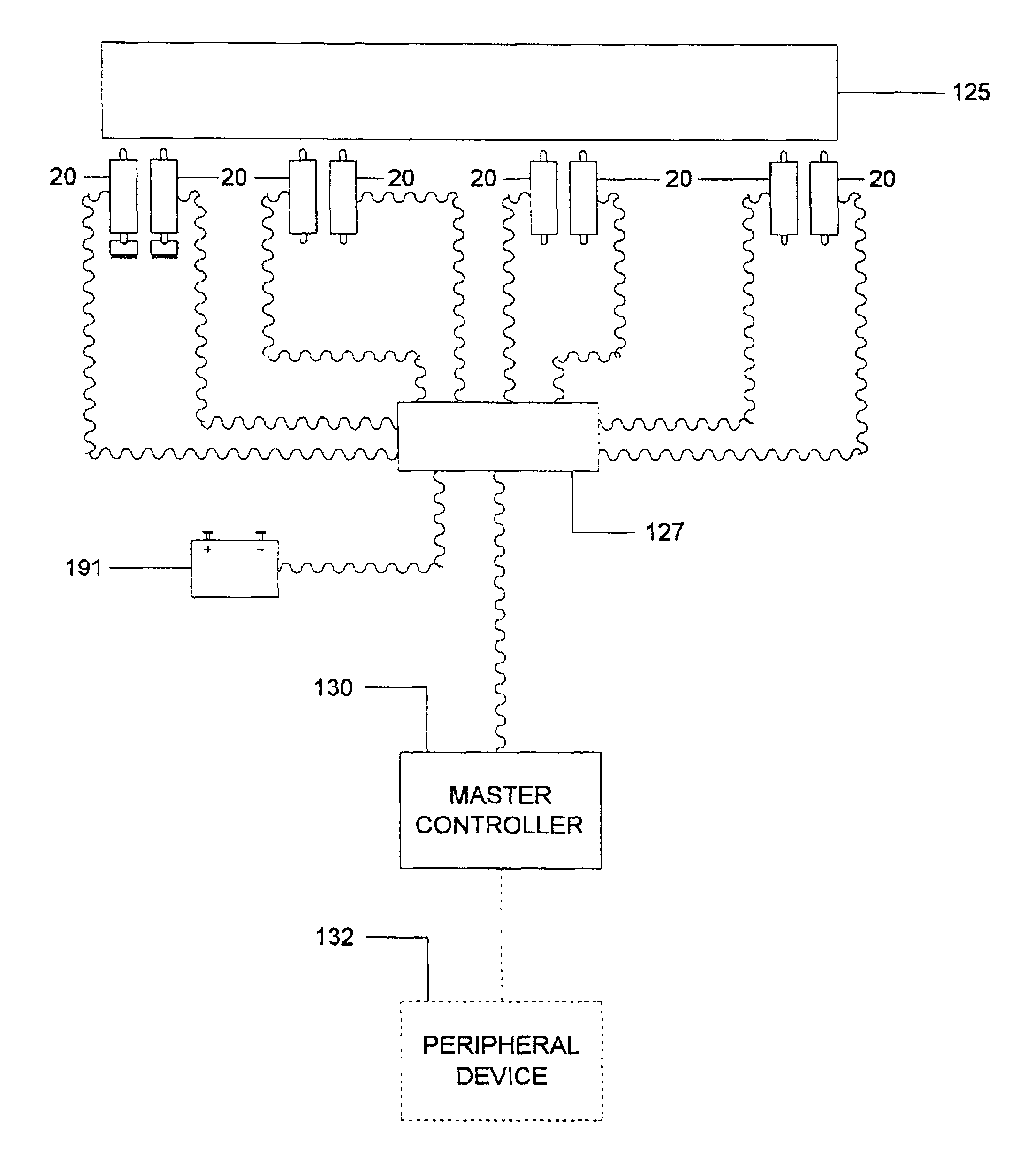 RF multiple load cell scale