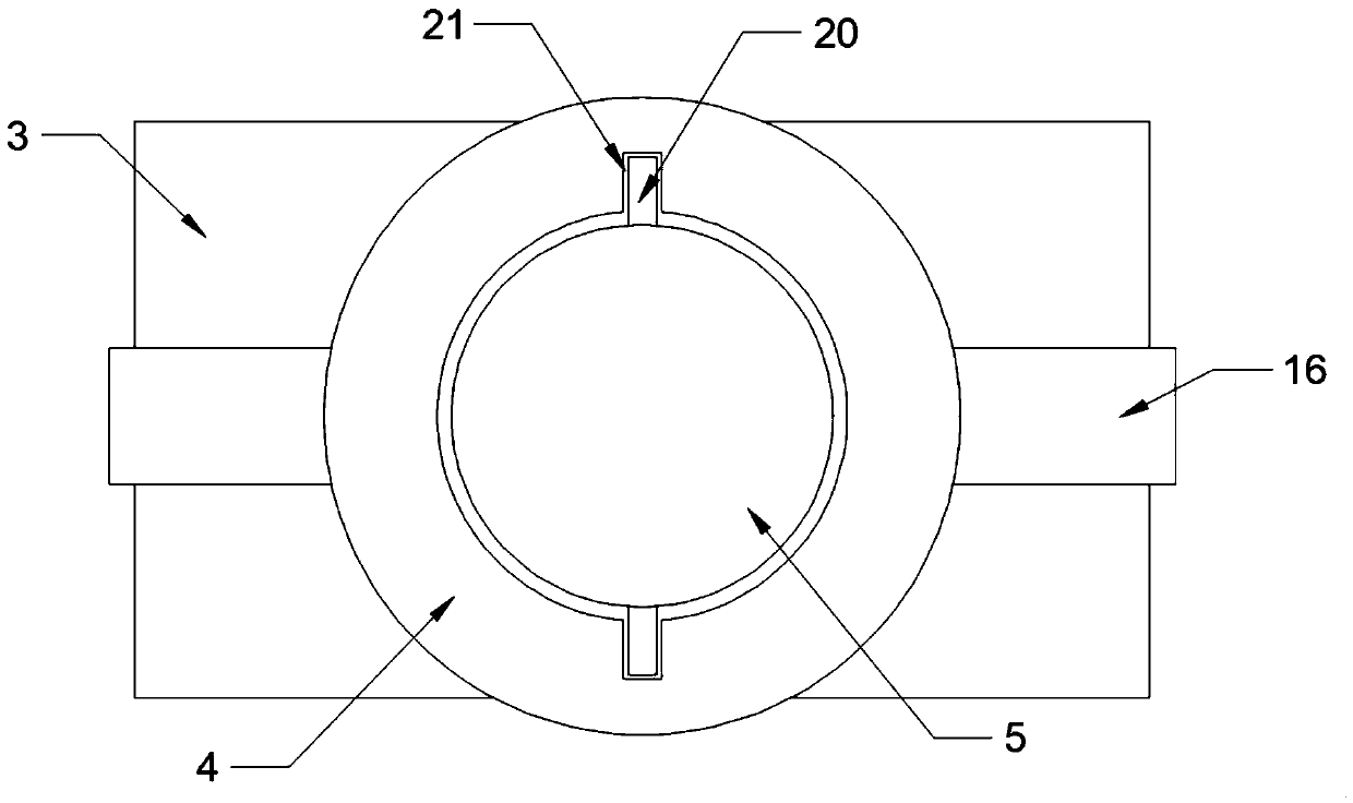 Workpiece fixing device for hardware machining