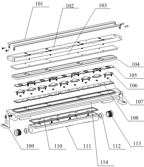 Dimmable linear LED projection lamp