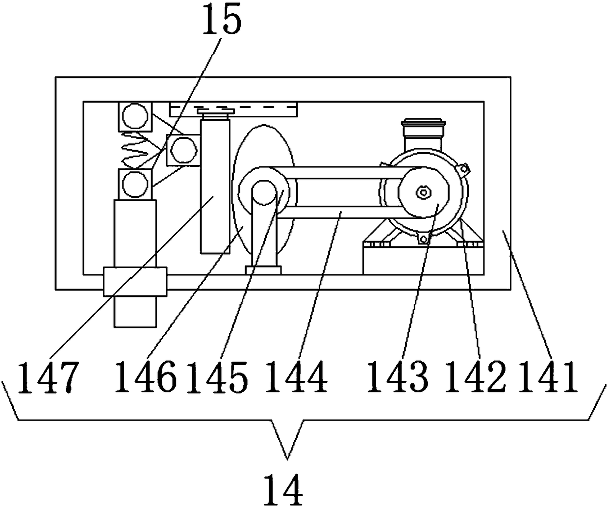 Gravel sorting device applied to civil engineering