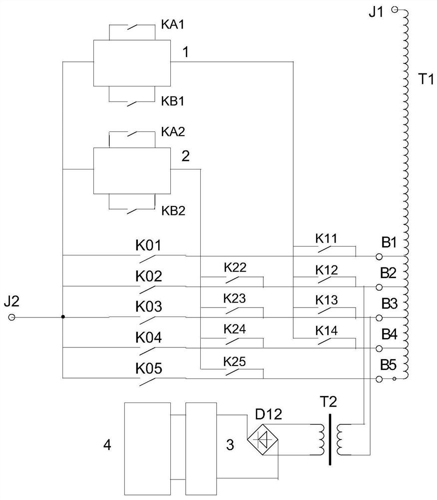 An on-load tap changer and method thereof