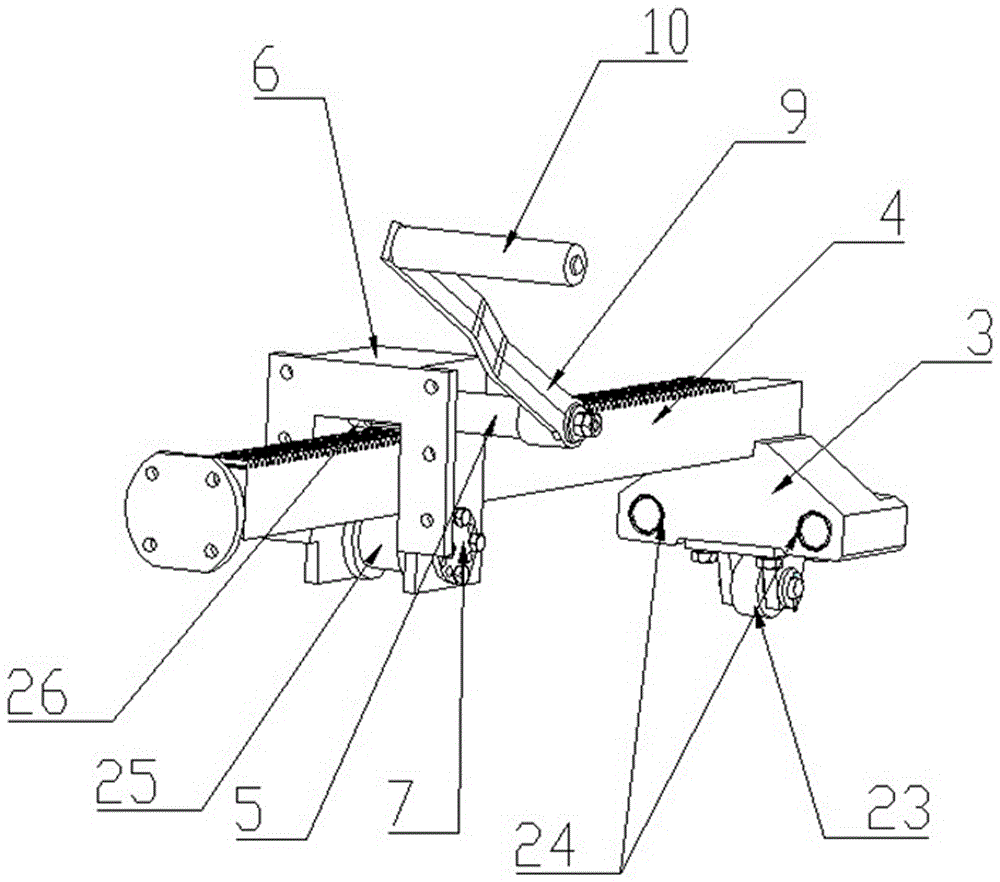 Pipeline flash butt welding rotation mechanical internal slag removing system