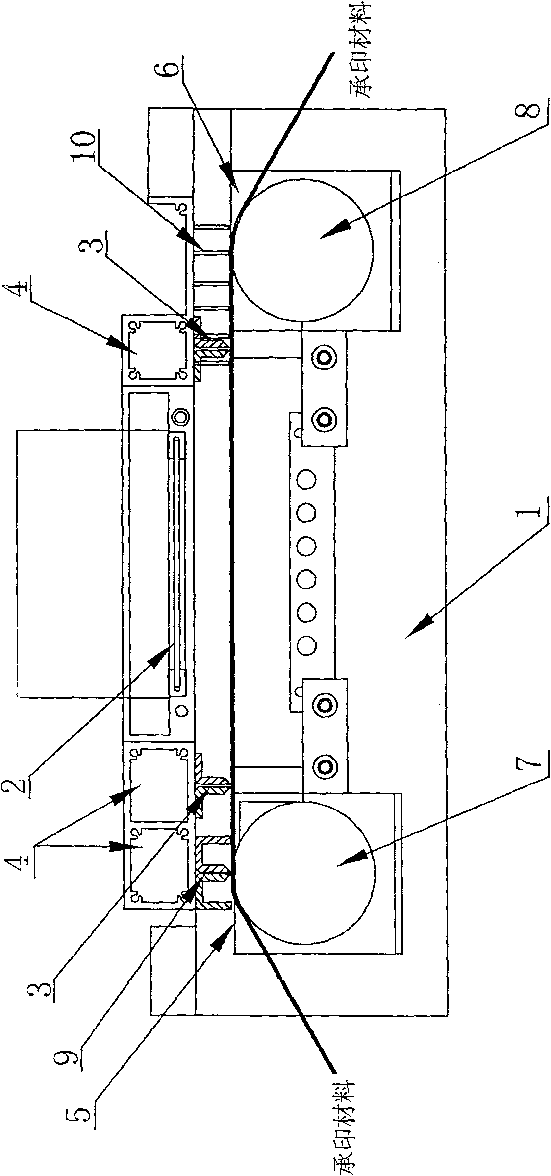 Drying cabinet of ultraviolet printer