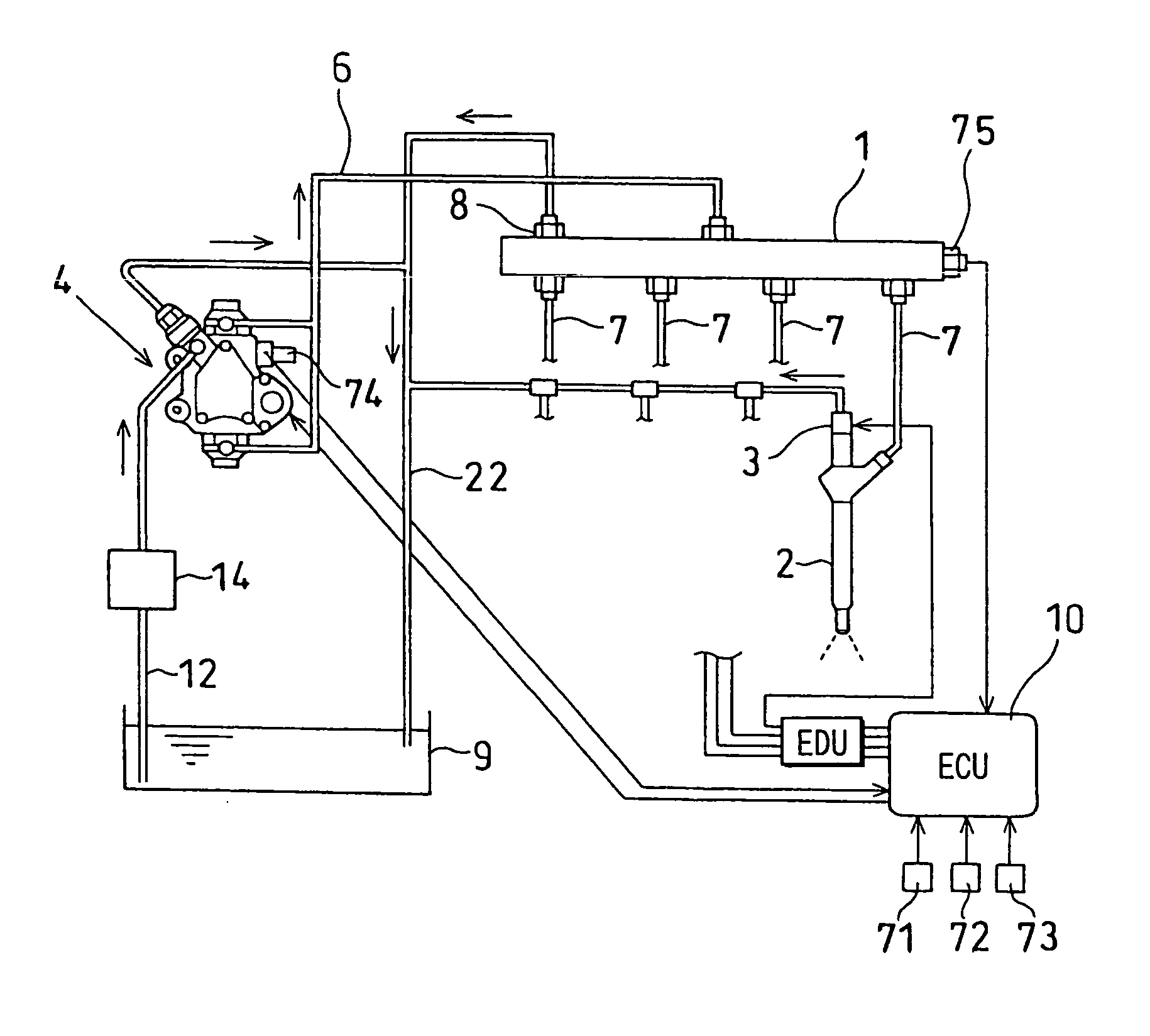 Fuel injection system for an internal combustion engine