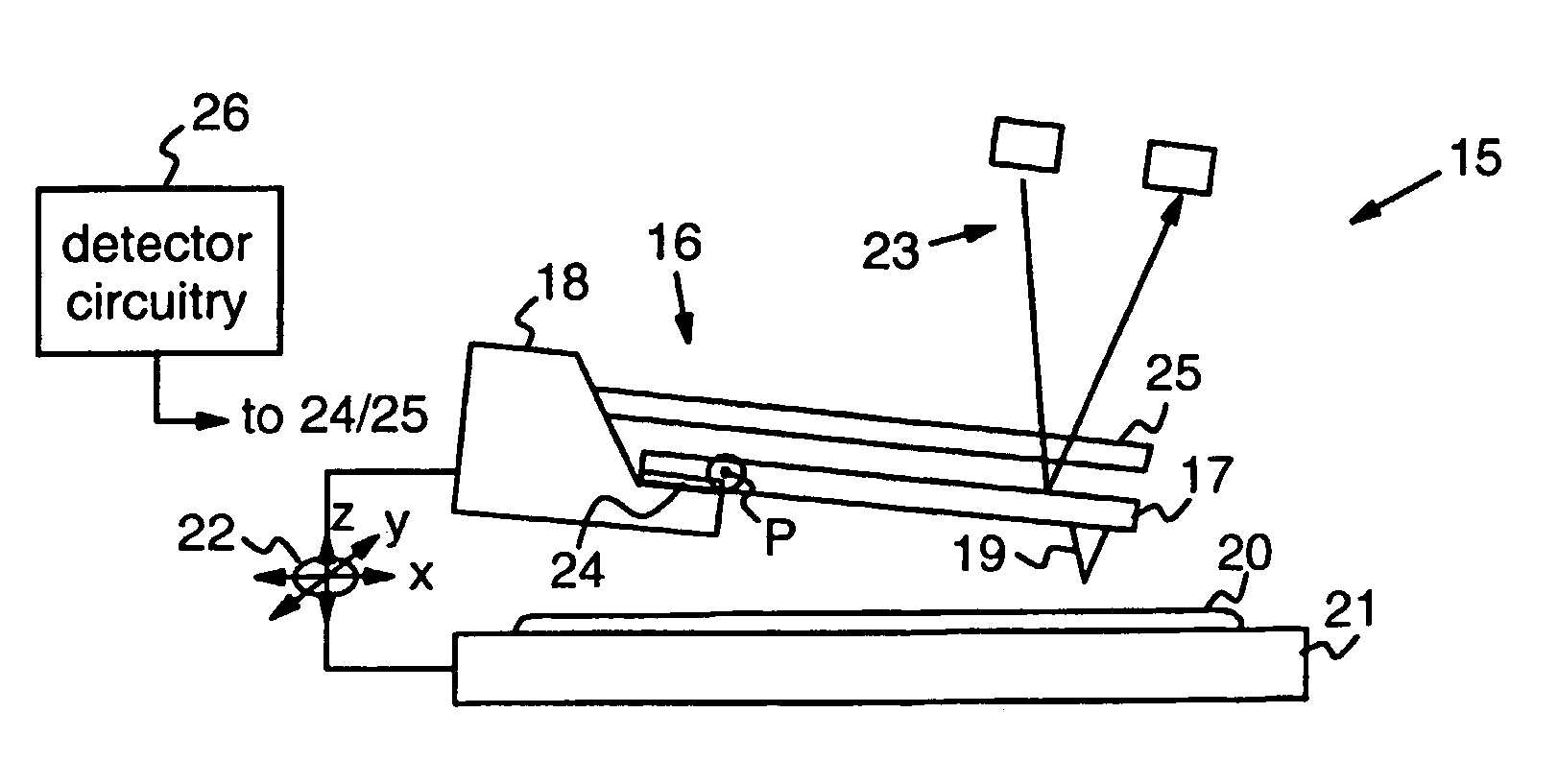 Scanning probe for data storage and microscopy