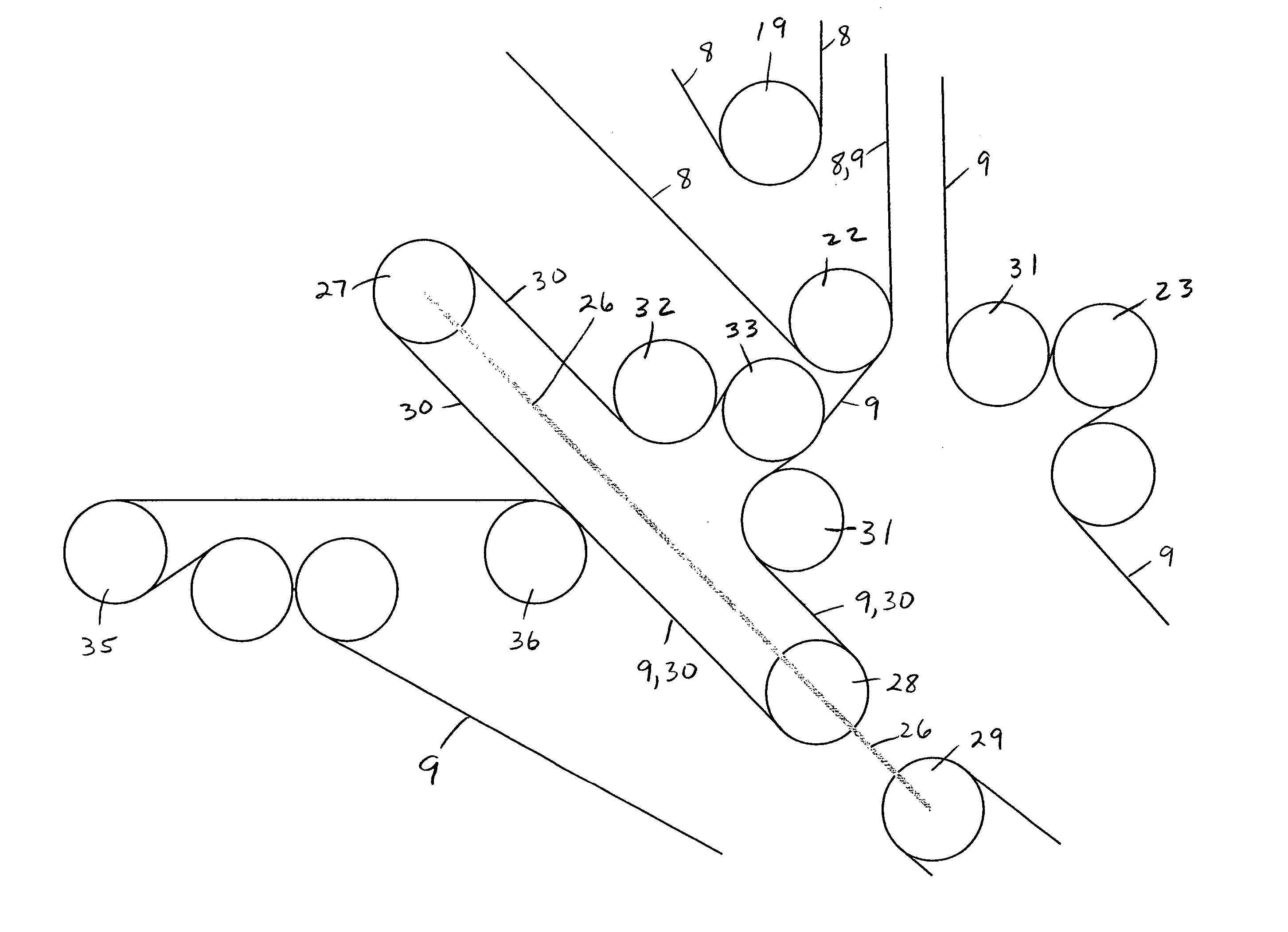 Fleece laying device