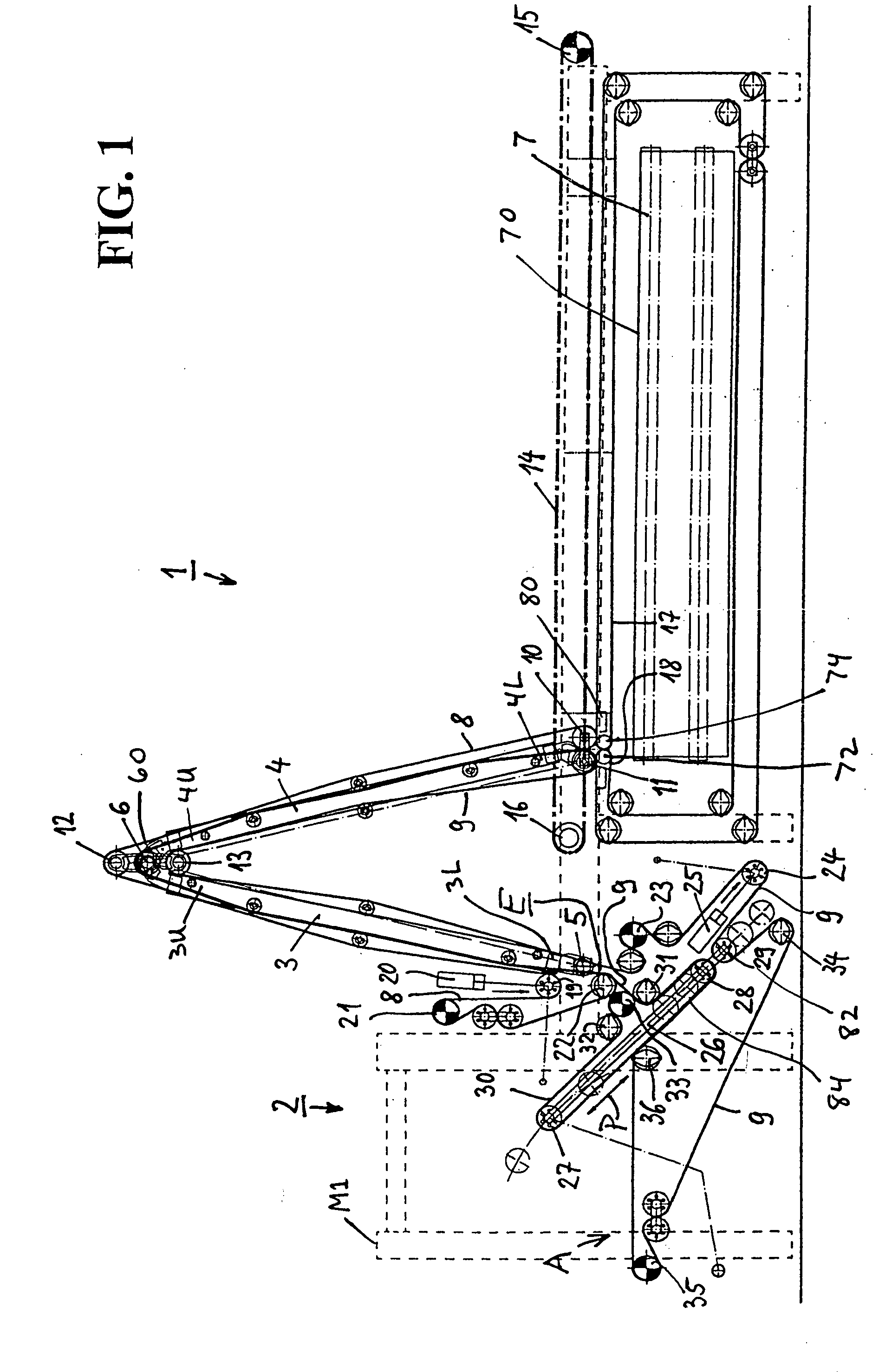 Fleece laying device