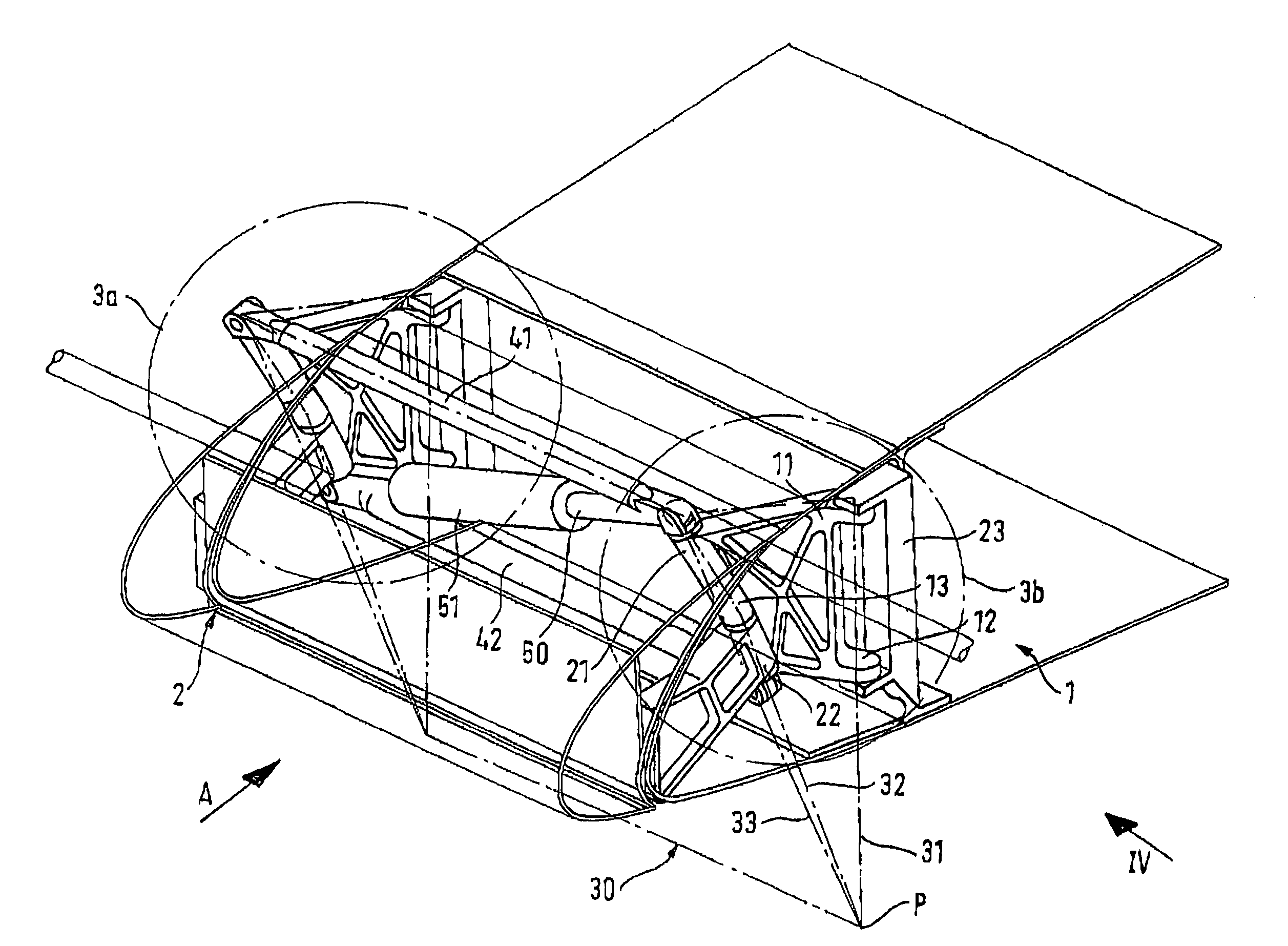 Aircraft wing with extendible nose flap