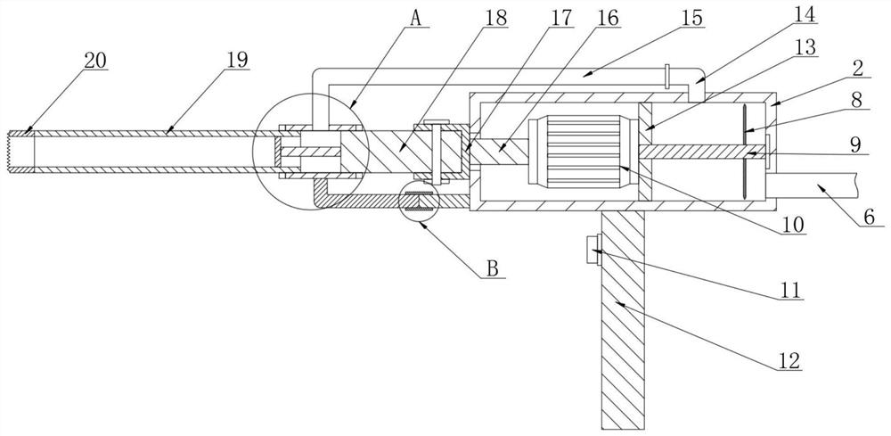 An implant tool for orthopedic prosthesis fixation