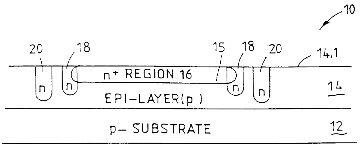 Optoelectronic device with separately controllable carrier injection means