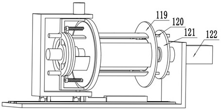 Steel rope winding device convenient to disassemble and assemble