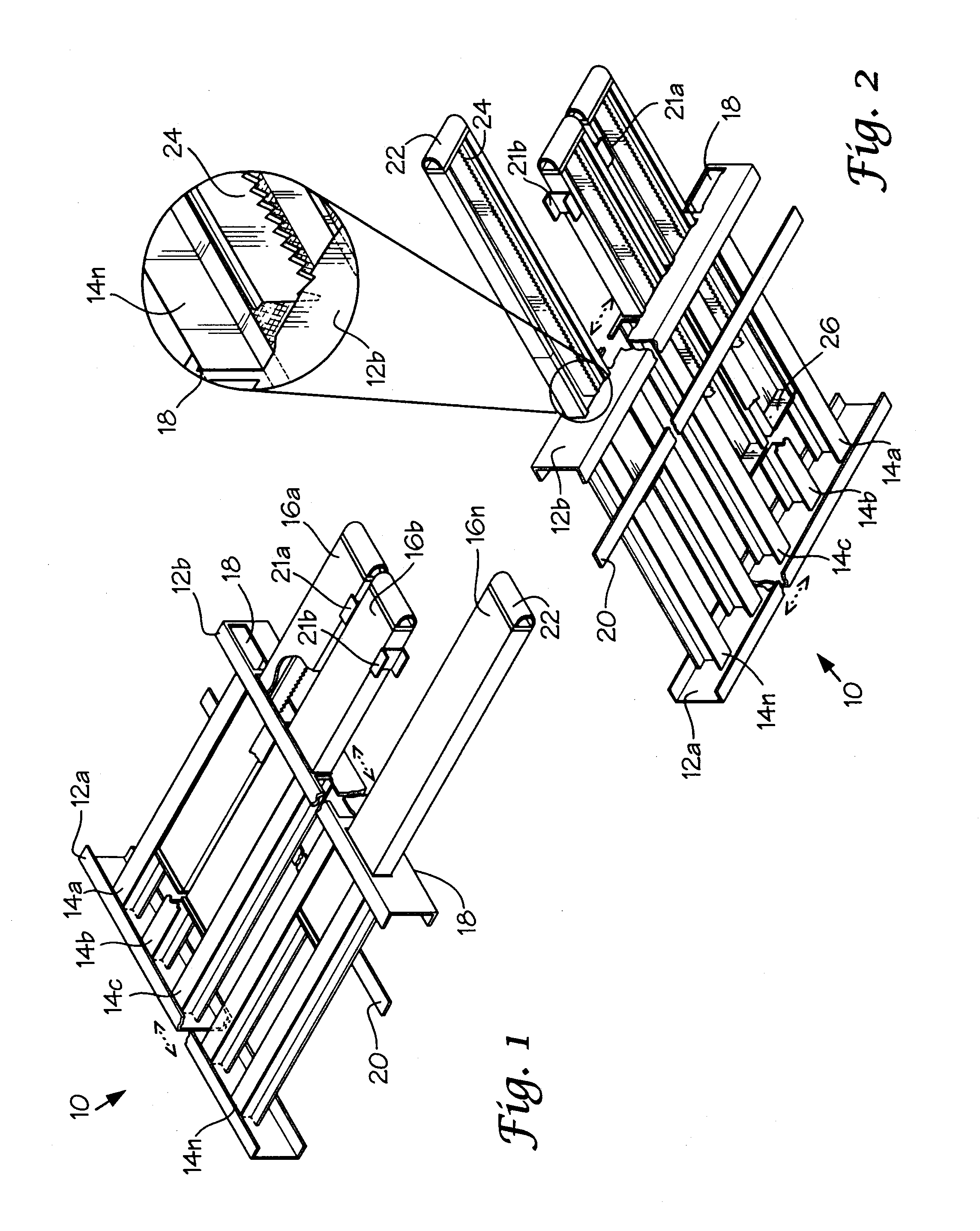 Adjustable work surface for large irregularly shaped objects