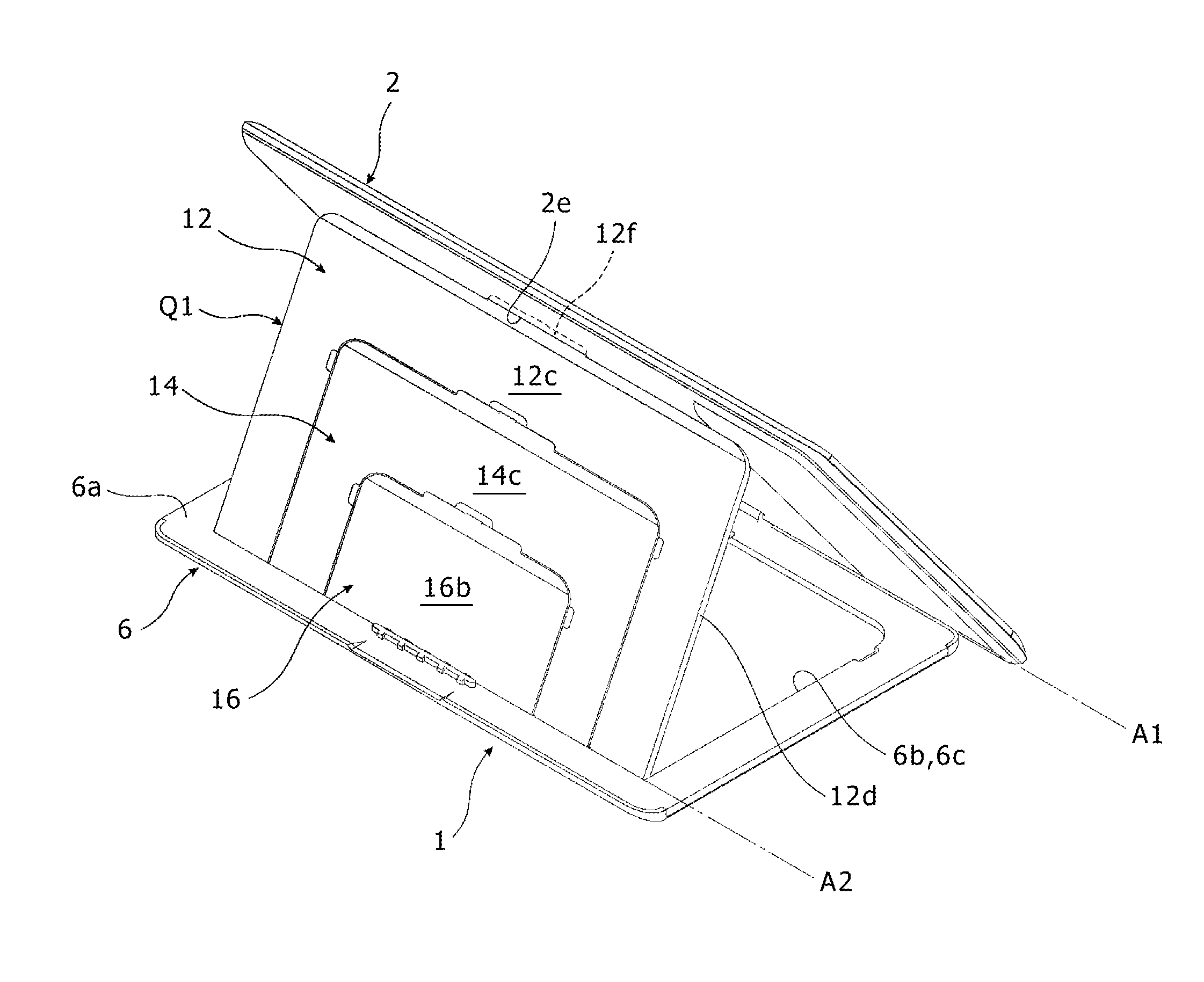 Stand for electronic apparatus