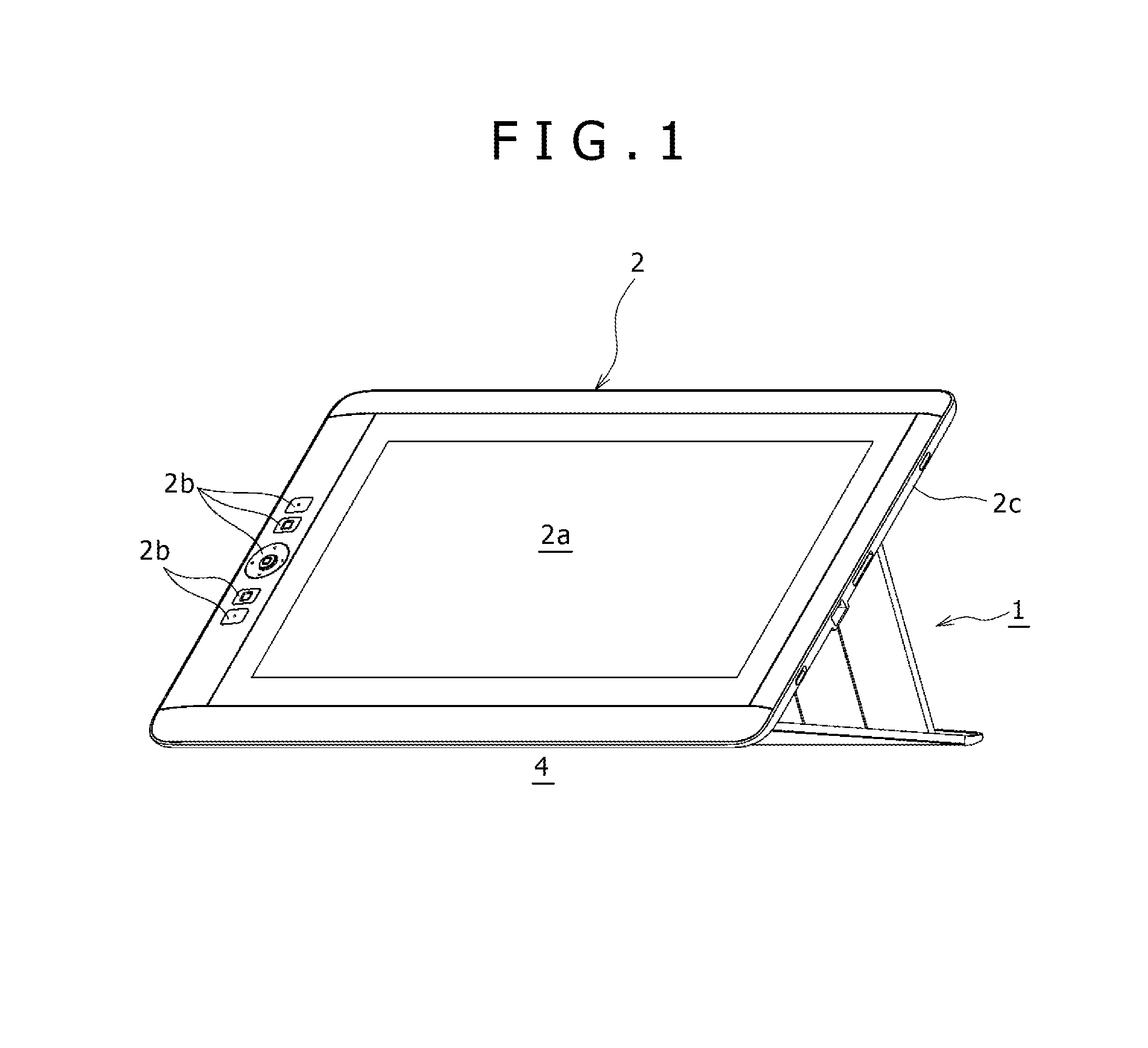 Stand for electronic apparatus