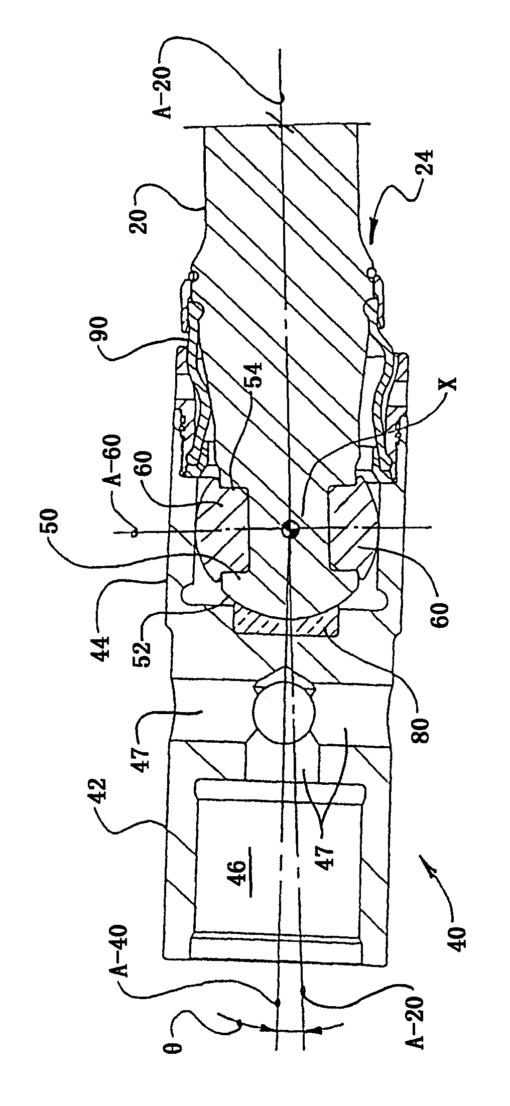 Drive shaft assembly for a downhole motor