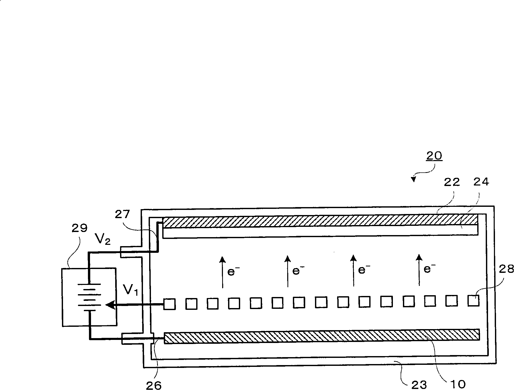 Field emission electrode, a manufacturing method thereof, and a manufacturing apparatus thereof