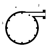 Vertical type oil separator